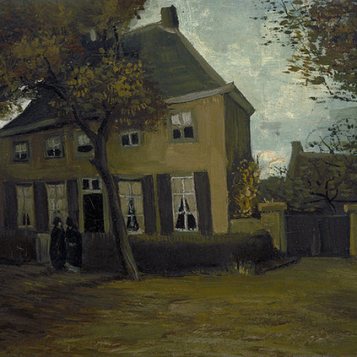 1-the-vicarage-at-nuenen-vincent-van-gogh