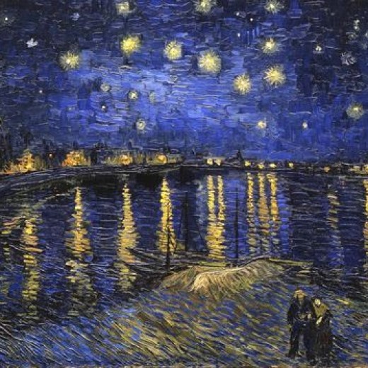 Vincent Van Gogh Starry Night Over The Rhone