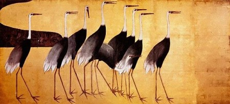 Ogata Kōrin Cranes