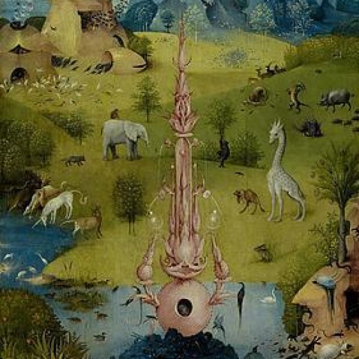 Hieronymus Bosch The Garden Of Earthly Delights Left Panel
